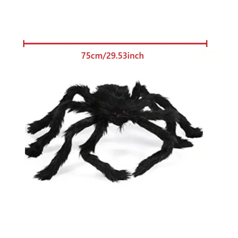 Riesige Halloween-Spinne für Innen- und Außenbereich zur Dekoration
