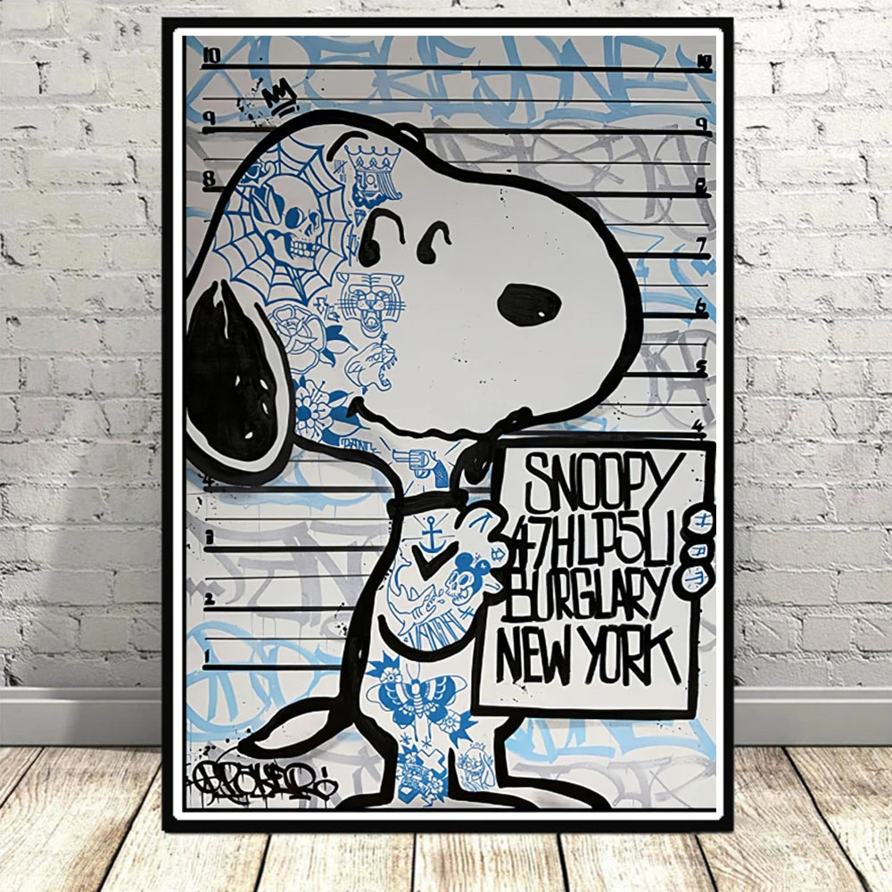 Disney Cartoon Leinwand Poster Mickey Mouse Donald Duck Wandbild