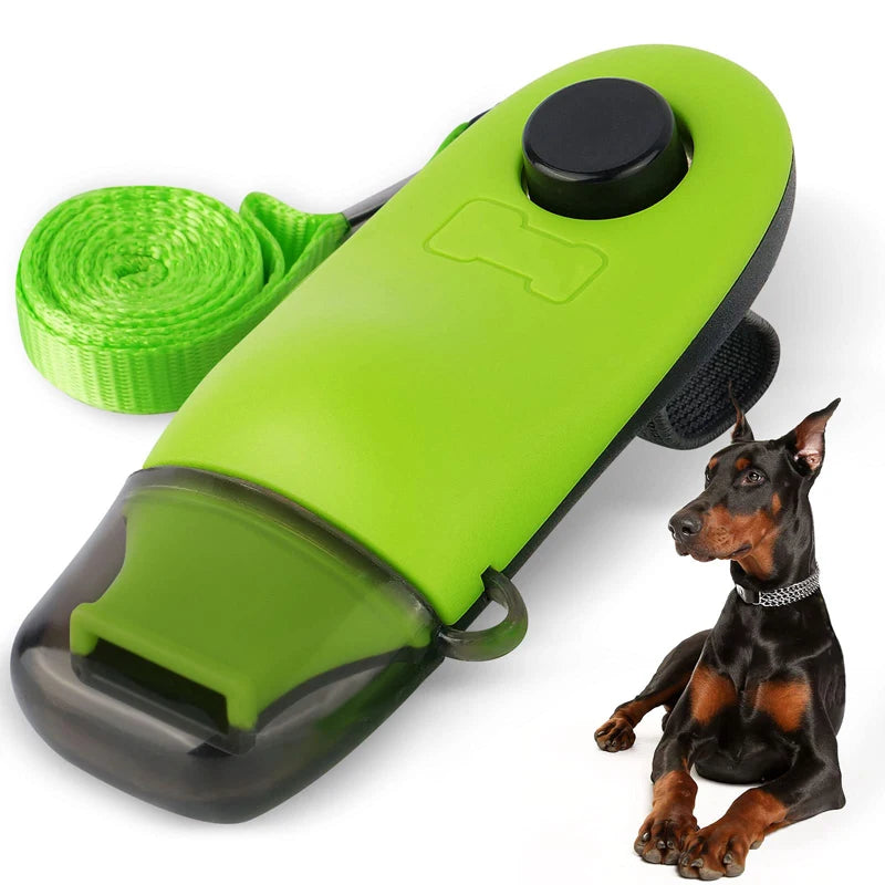 Hundetraining Clicker-Pfeife mit 2-in-1 Staubschutz für Bellenkontrolle