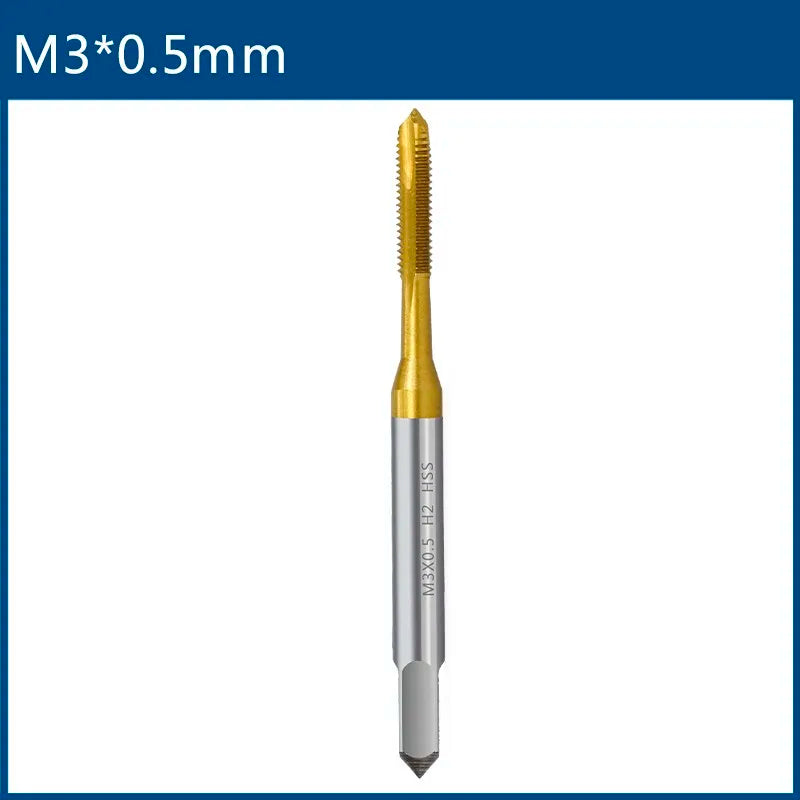 HSS Titanbeschichtung Gewindebohrer M2-M12 Metrisch Handwerkzeuge