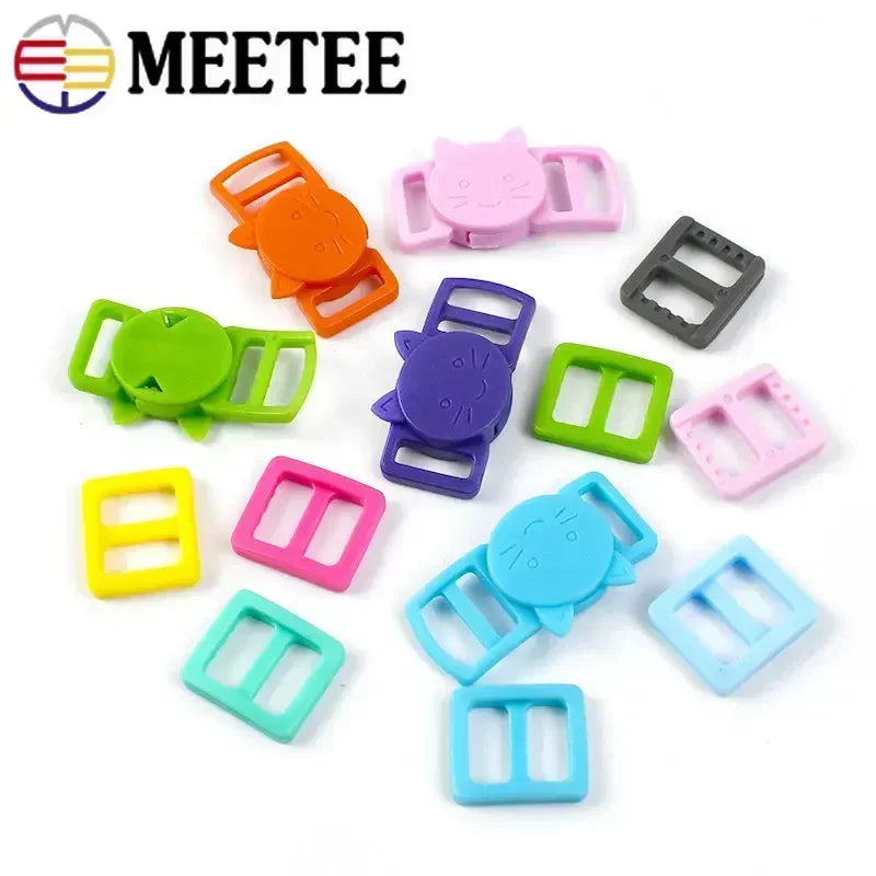 Vielseitige 10mm Kunststoff Sicherheitsverschlüsse für Haustierhalsbänder