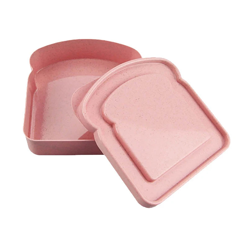 Wiederverwendbare Sandwich Lunchbox mit Deckel für tragbare Aufbewahrung