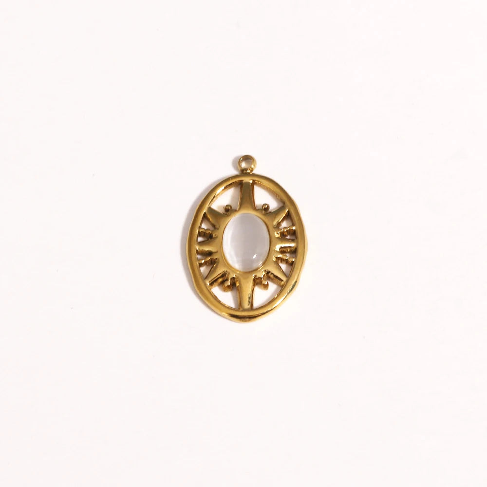 Edelstahl Gold Charms für individuelle DIY Schmuckkreationen