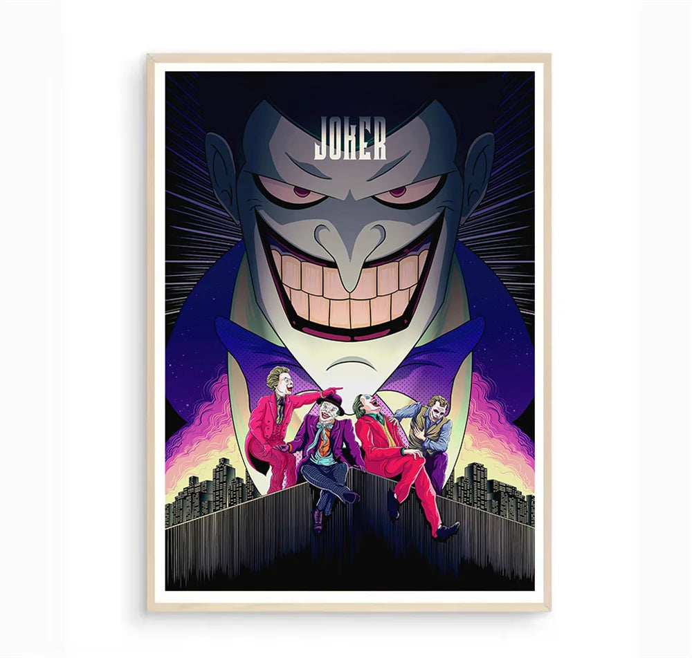 Abstraktes Leinwandgemälde als stilvolle Vintage Wanddekoration