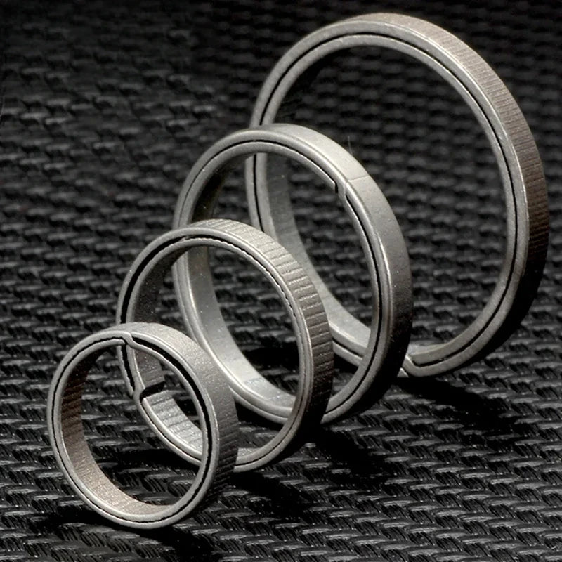 Superleichter Titan Schlüsselanhänger O-Ring Schnalle für Auto Geschenk