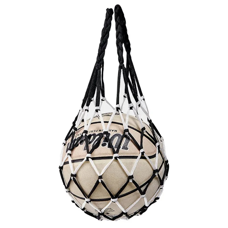 Faltbare Nylon Ball Netztasche Tragbar für Fußball Basketball Volleyball