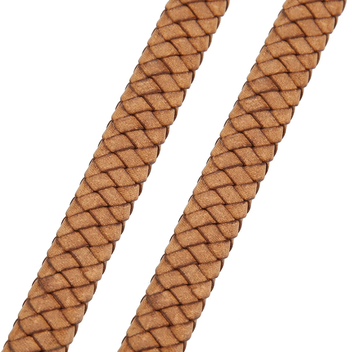 Flaches echtes Lederband 0,5 oder 1 Meter für Schmuck 8, 10 und 12 mm breit-Yabubest - Home & More