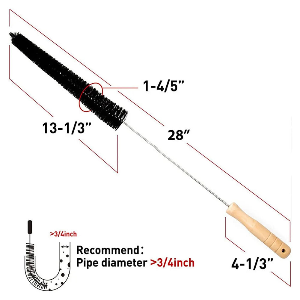 Biegsame Heizkörper-Reinigungsbürste 70/75 cm für schwer zugängliche Stellen