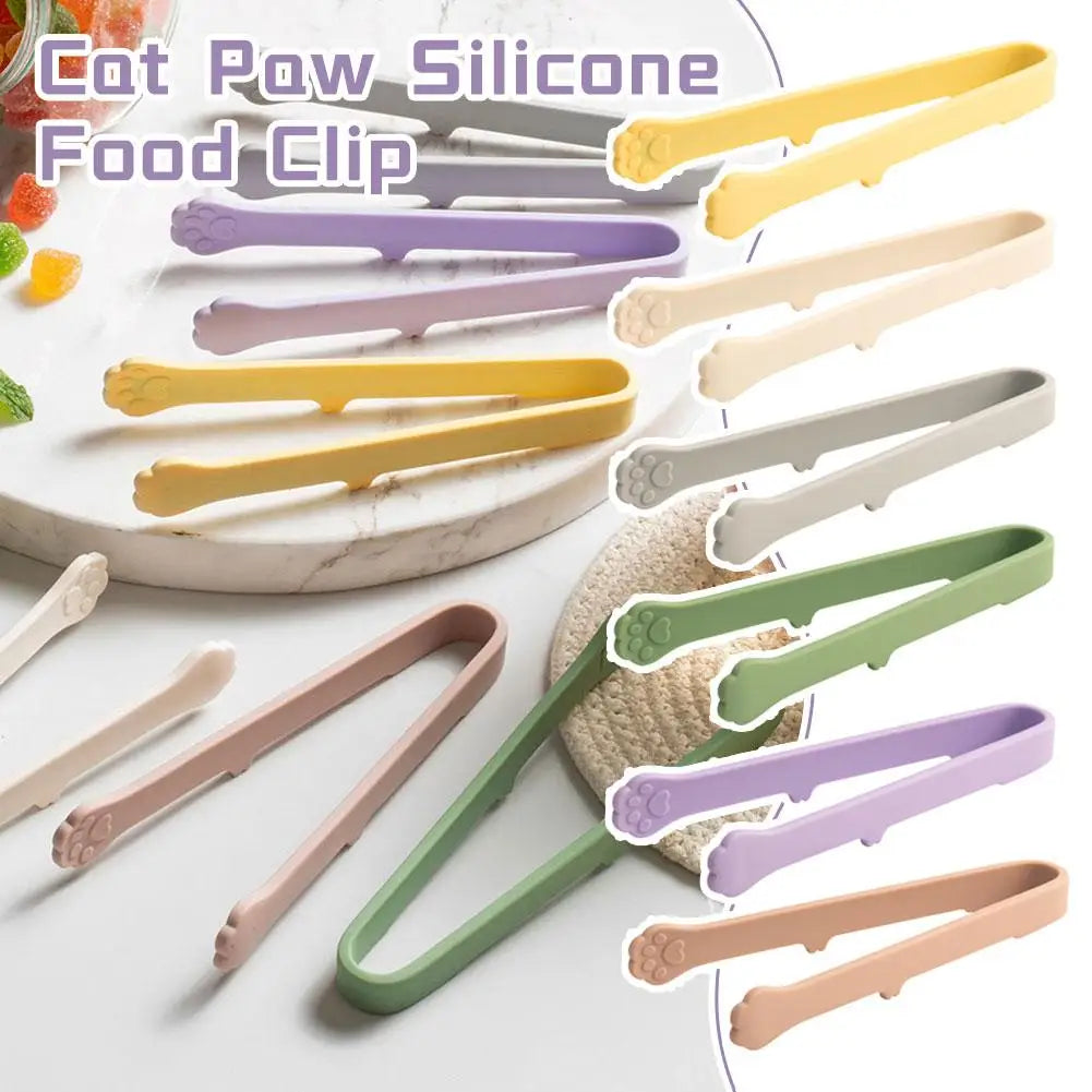 Multifunktionaler Mini Silikon Lebensmittelclip in Katzenpfotenform