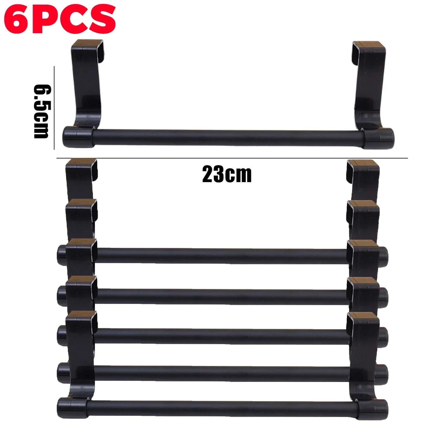 Edelstahl Tür Handtuchhalter für Küche Bad – Einzel oder 6er Set Aufhänger