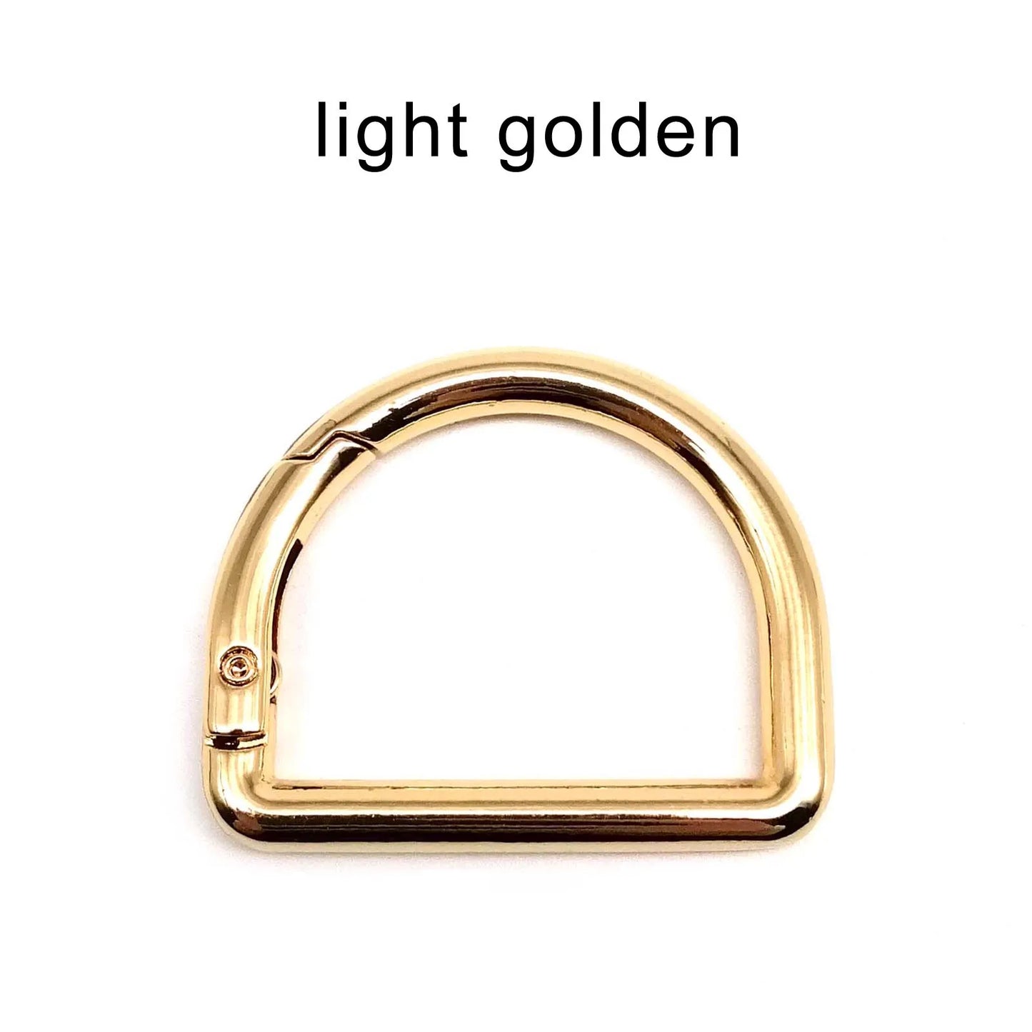 D-förmiger Federring Metall Schnappverschluss für Taschen Riemen Schlüssel