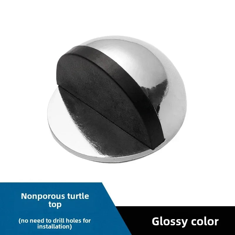 Schildkrötenform Türstopper bohrenfrei – Gummi Schutz für Bad & Glas