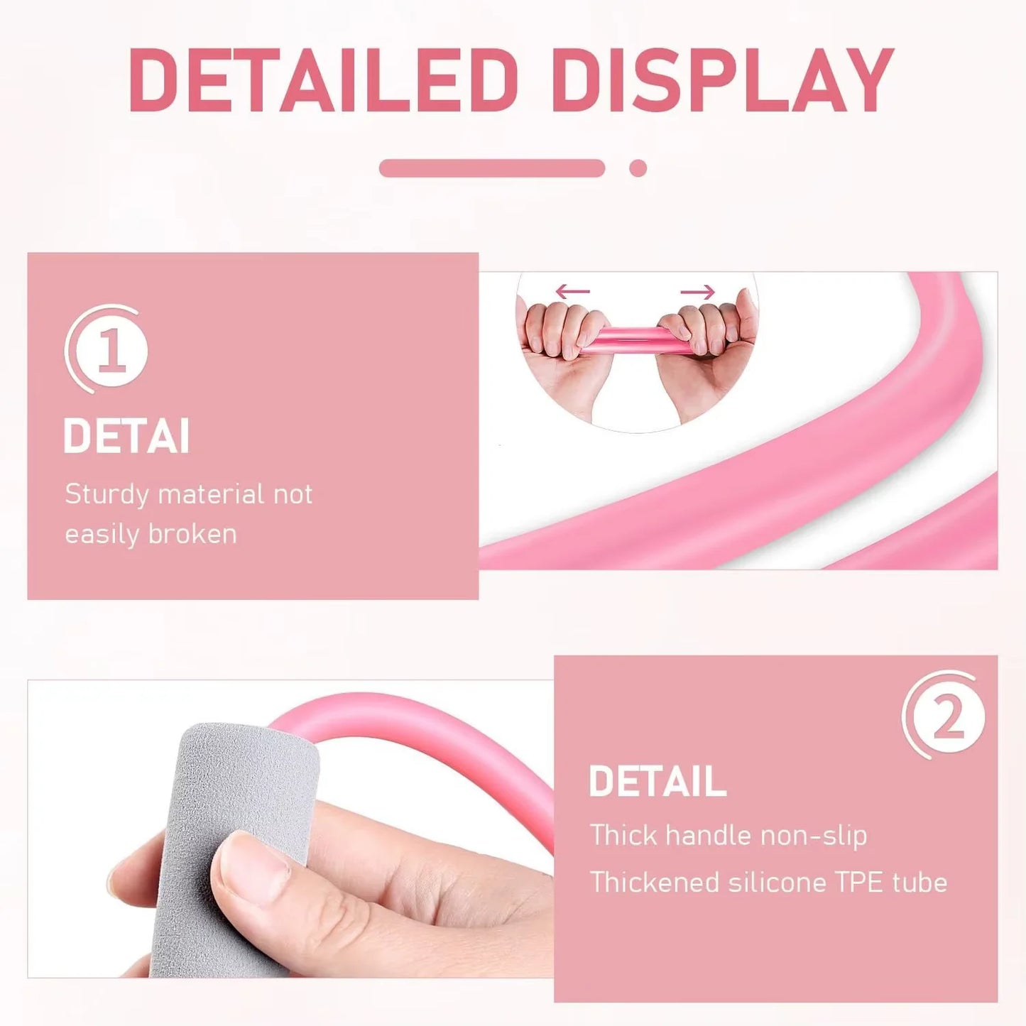 Elastisches 8 Form Fitnessband für Schulter Brust Workout Training