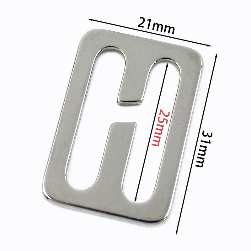 Edelstahl G-Haken Schnallen Metallring für Taschen Riemen Verschlüsse