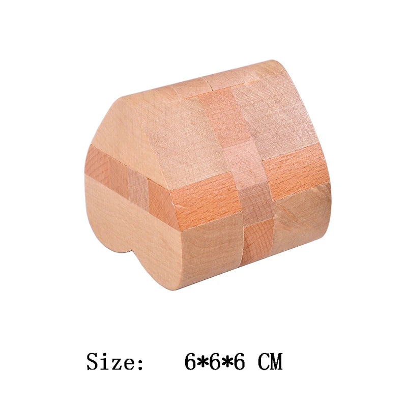 Holz 3D Puzzle Gehirn Spielzeug für Kinder und Erwachsene