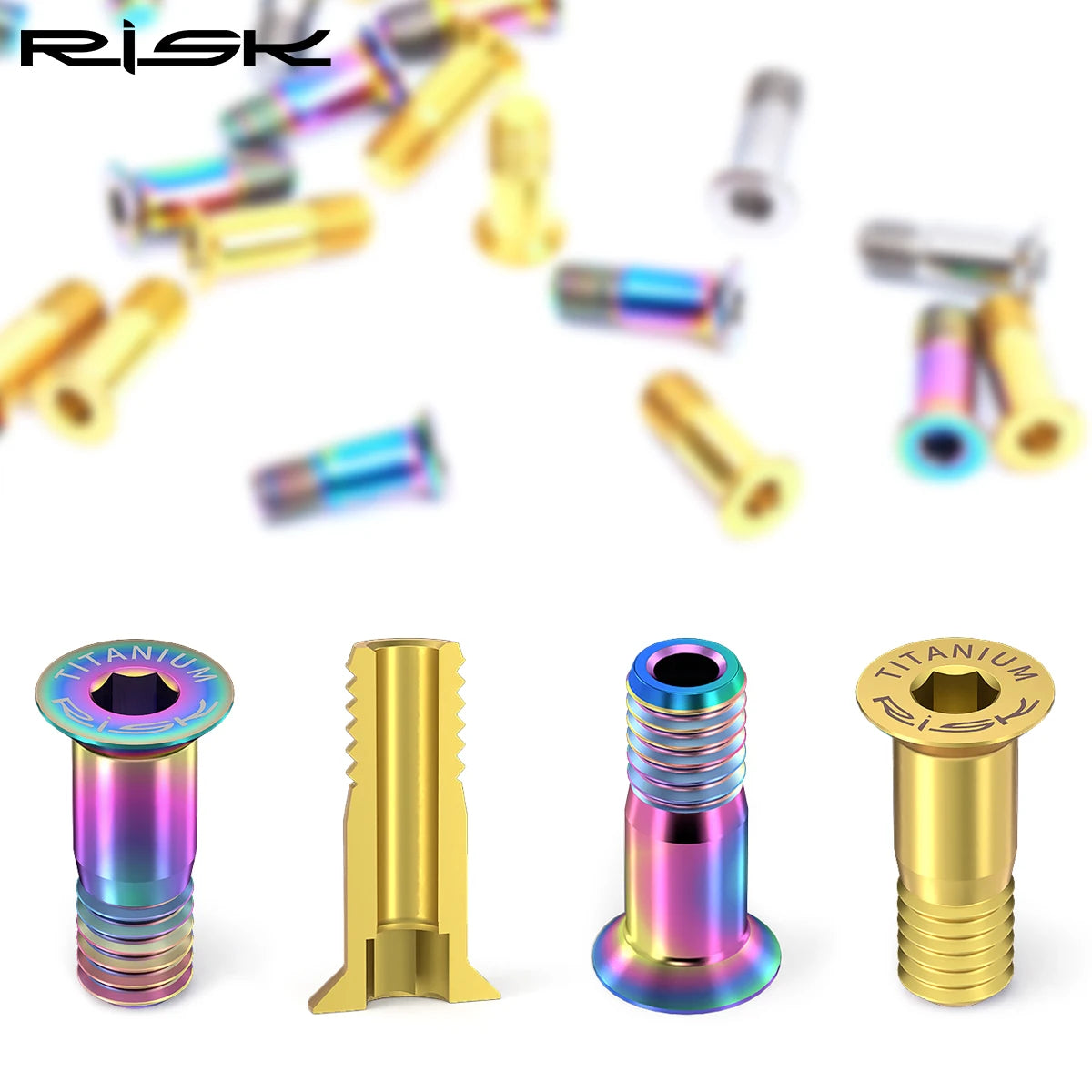 2x Fahrrad Schaltwerk Schrauben M5x14.2mm Titan für MTB Rennrad