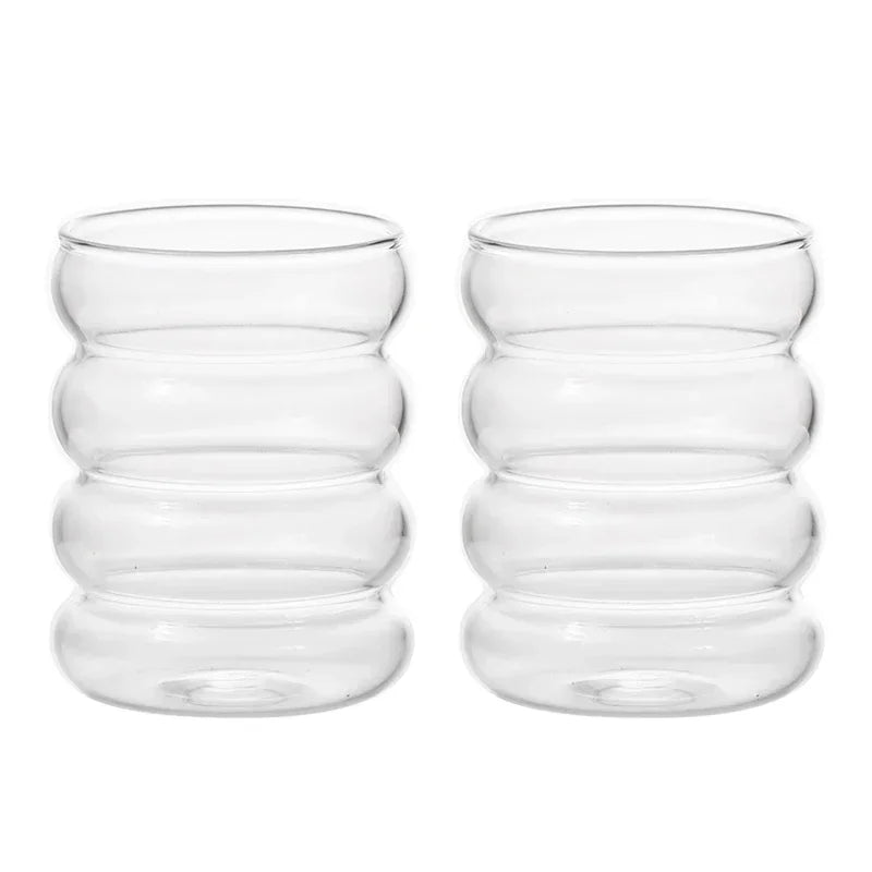 Vielseitige 350ml Glastasse Wärme-beständig für jede Gelegenheit