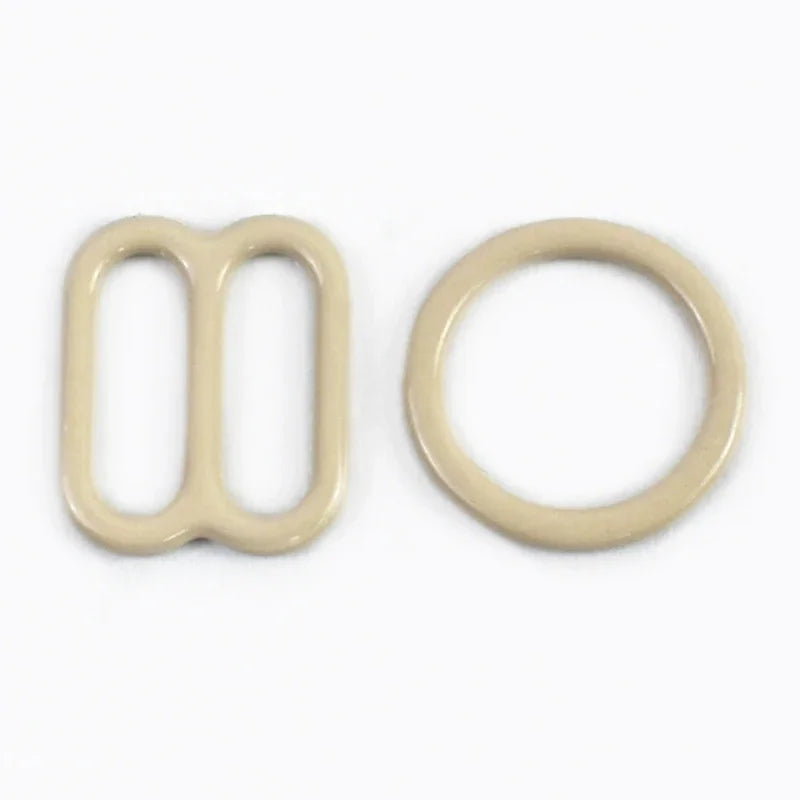 50 100er Set 10mm Einstellbare Bh Gurtschnallen O Ringe Karabiner Clips