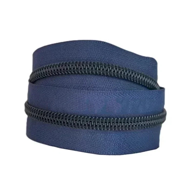 Reißverschluss 5# Nylon Meterware für Kleidung, Taschen - DIY Nähzubehör