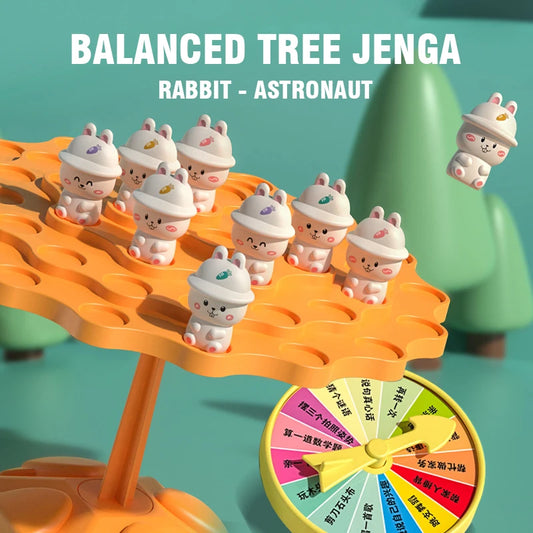 Spielerisch Mathe lernen: Frosch Balance Baum Spielzeug für Kinder ab 3 Jahren