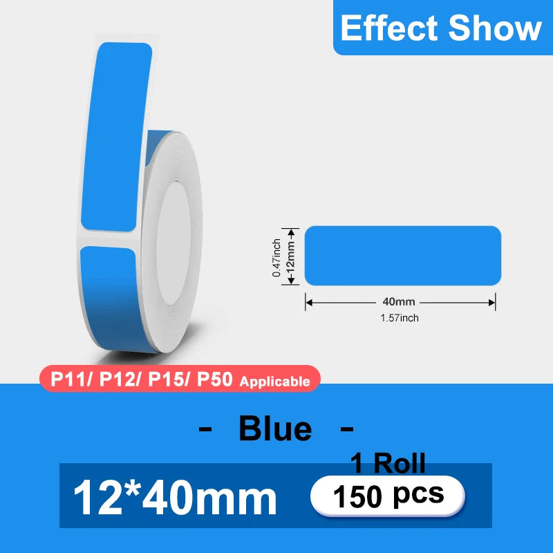 Tragbarer Mini Bluetooth Thermoetikettendrucker für Büro Küche Schule