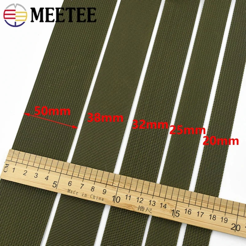 10 Meter Gurtband Polyester Nylon 20 50mm zum Nähen und Basteln