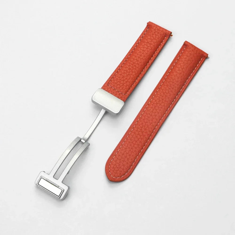 22 mm Lederarmband mit Magnetschnalle für Xiaomi Redmi Watch