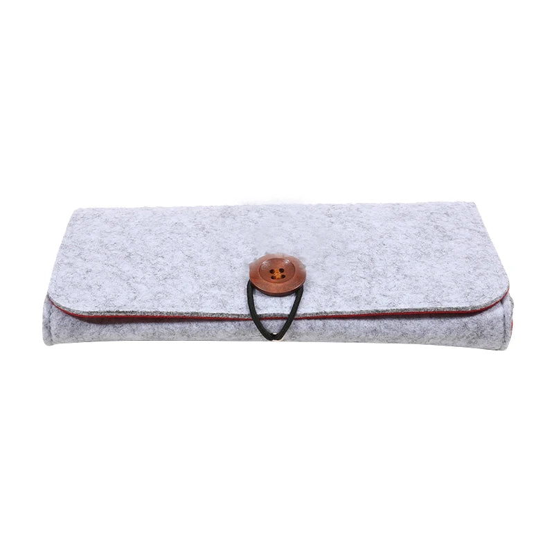 Schutzhülle aus Filz für mobile Geräte mit Fächerfach