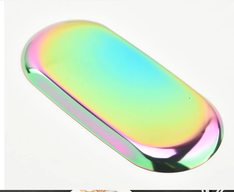 Edelstahl Tablett für Kosmetik und Schmuck – Modern & Praktisch-Yabubest - Home & More