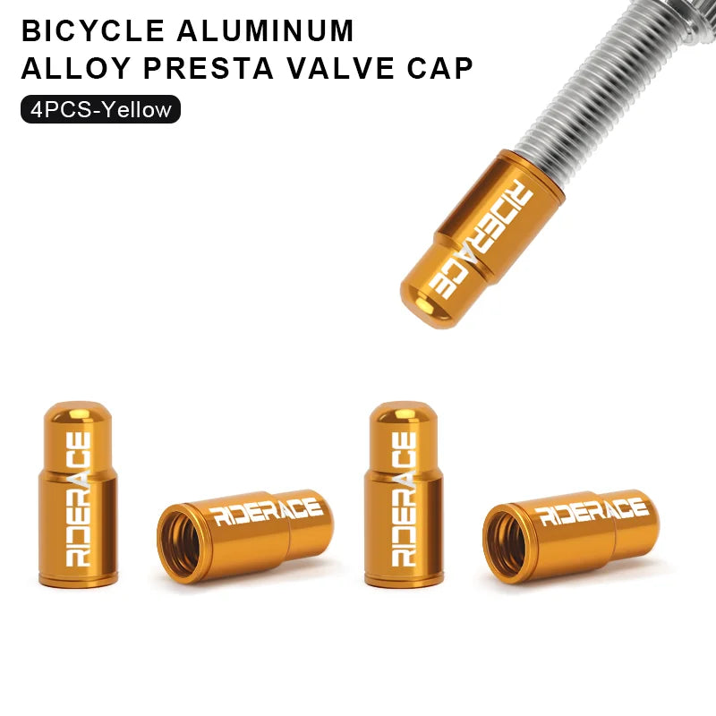 Robuste Aluminium Ventilkappe für Presta Ventile – CNC gefräst, staubdicht, MTB/Rennrad