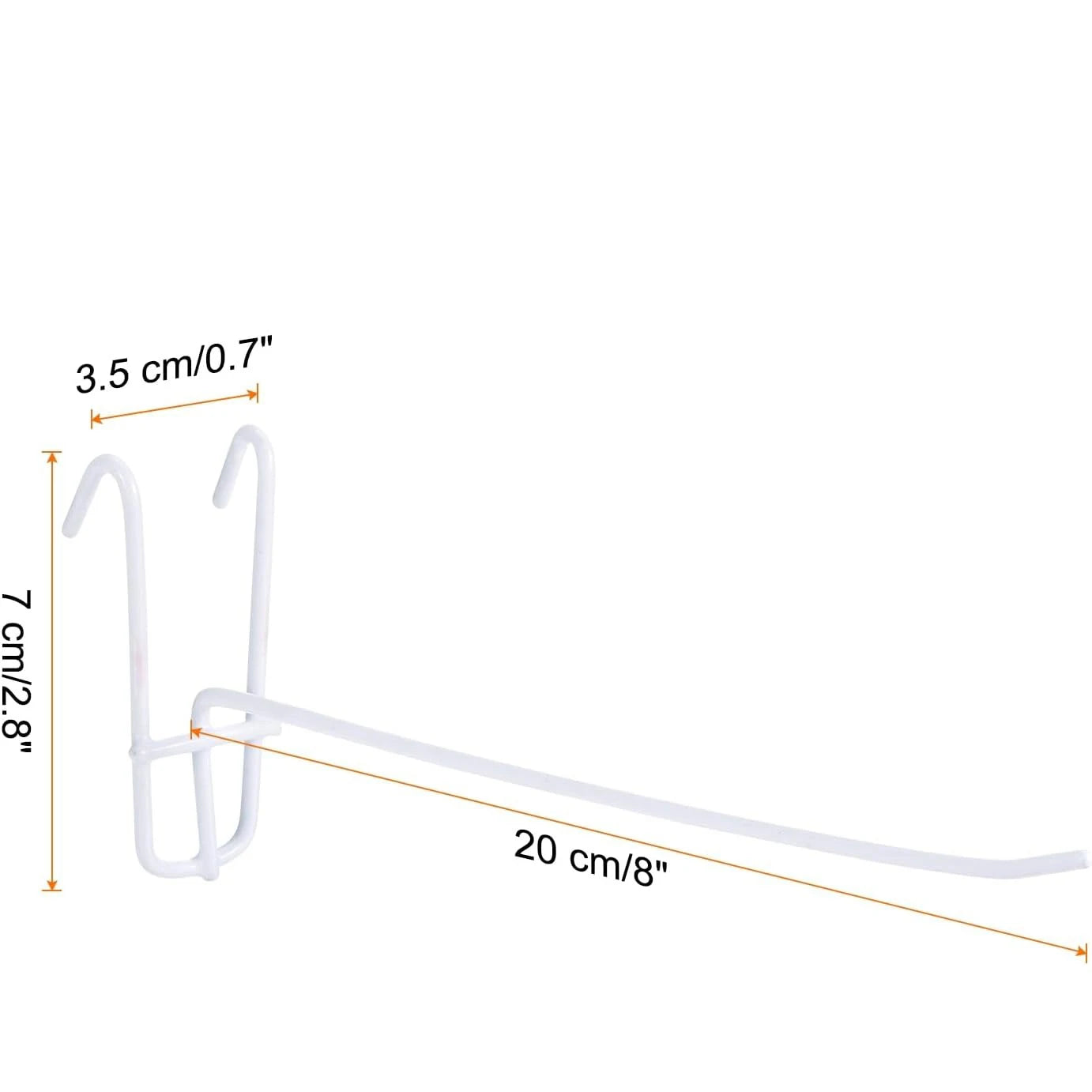 Mesh Gitterhaken Set Robuste Display Haken für Wandaufbewahrung Garage
