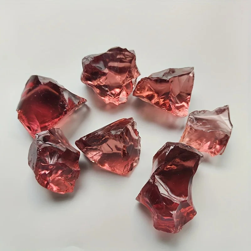 Vielseitiges weinrotes Glas für Deko und Schmuck DIY