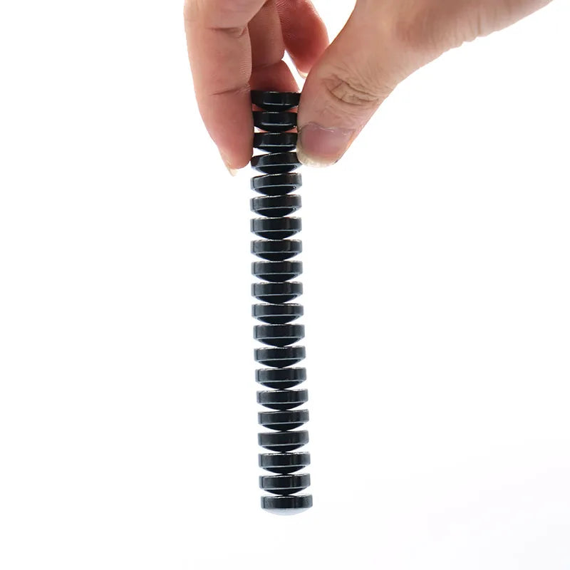 Flache Schwarze Ferrit Magnete für Magnetische Therapie und Dekor