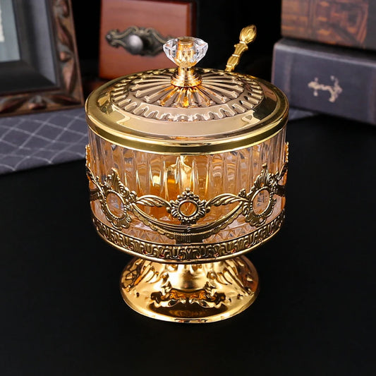 Kombinations-Gewürzglas Metall und Glas für Salz Zucker und Gewürze