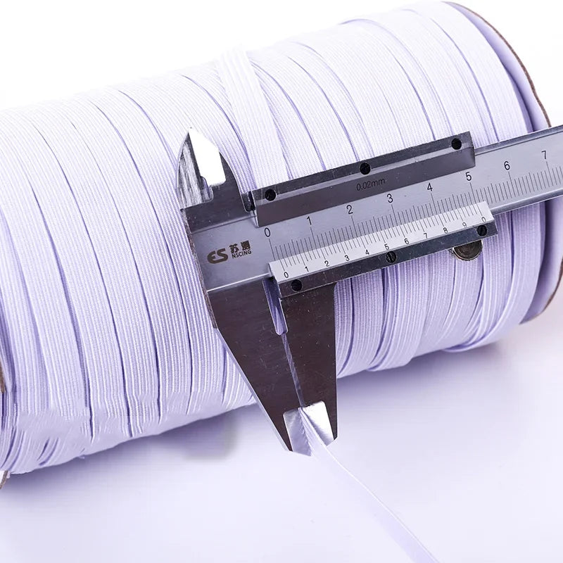 Vielseitiges Nähband Weiß Schwarz 3-12mm für Bekleidung & DIY