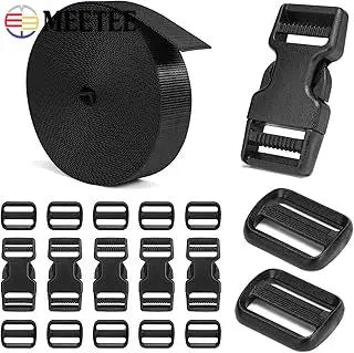 Nylon Gurtband Set 20-50mm mit Kunststoff Schnalle Tri-Glide Slider Haken