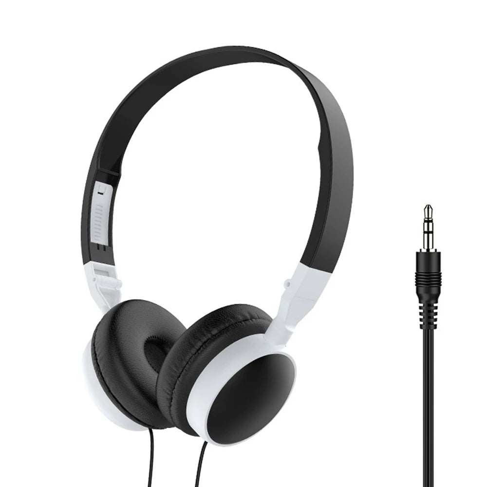 Faltbare Over Ear Kopfhörer Kabelgebunden mit Rauschunterdrückung HiFi Sound