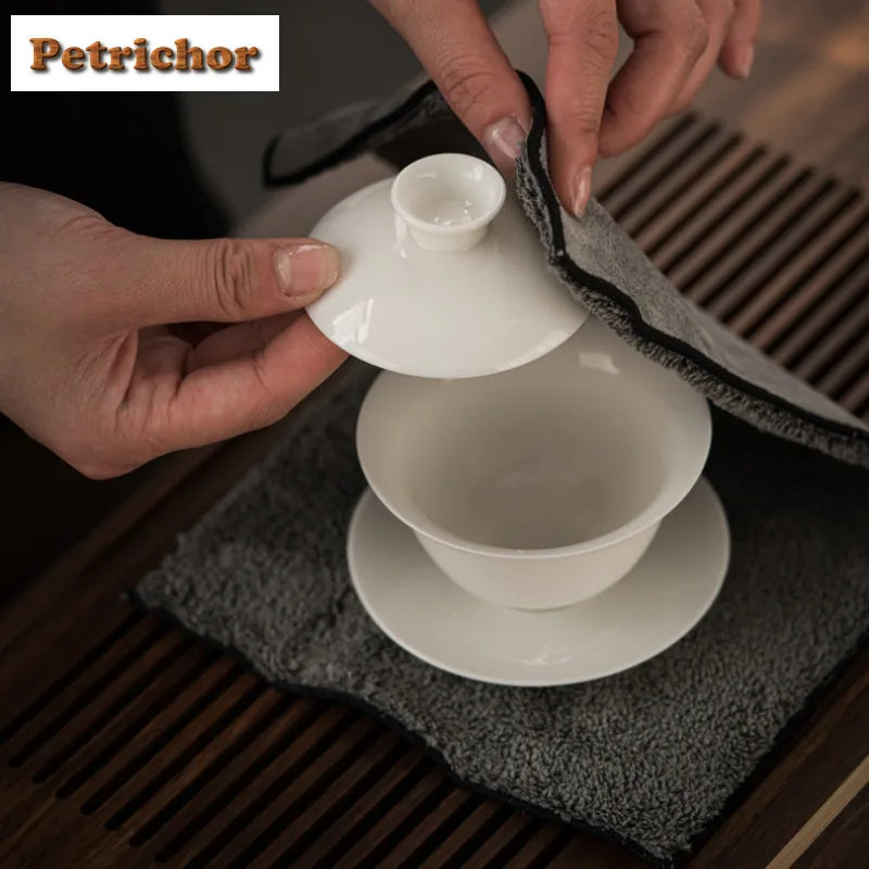 Verdicktes Geschirrtuch aus Baumwolle und Leinen für Küche und Teetisch-Yabubestshop