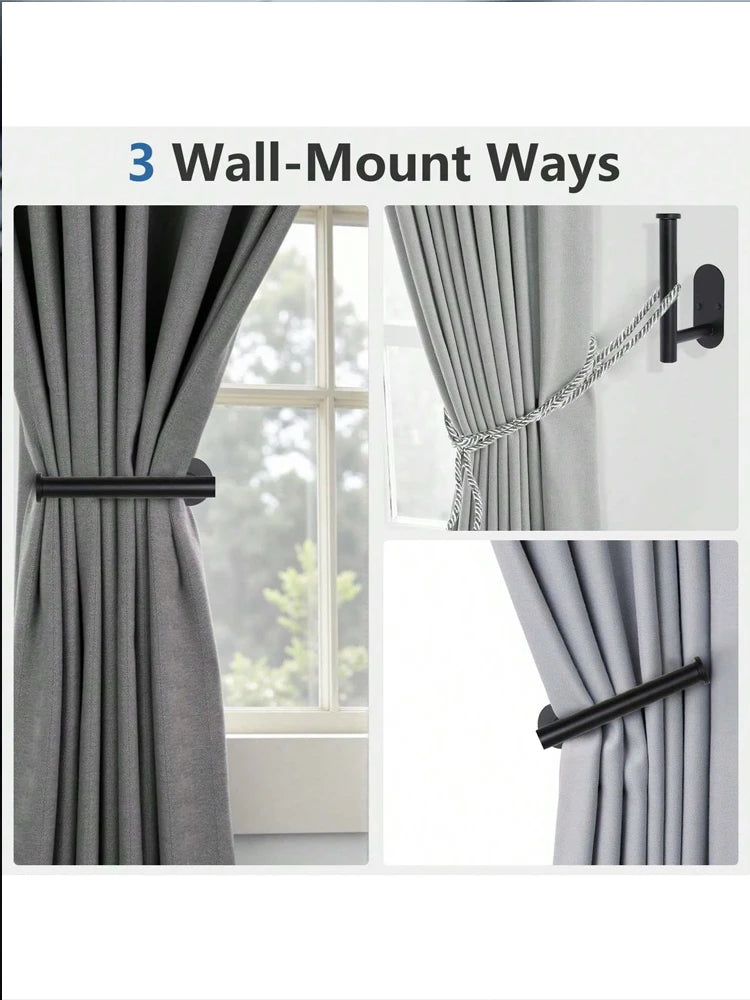 Selbstklebende Vorhanghalter für einfache und bohrfreie Befestigung