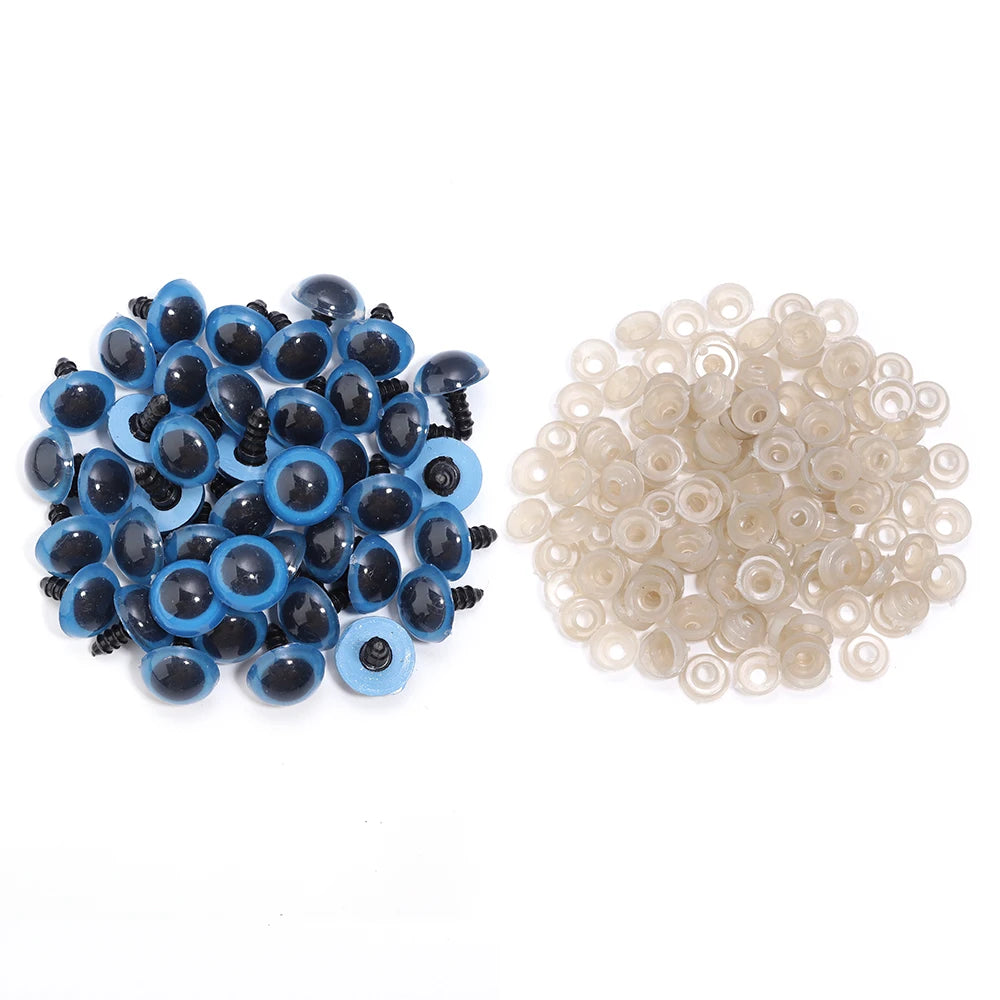 Sicherheitsaugen aus Kunststoff für DIY Puppen & Plüschtiere (8-20mm)