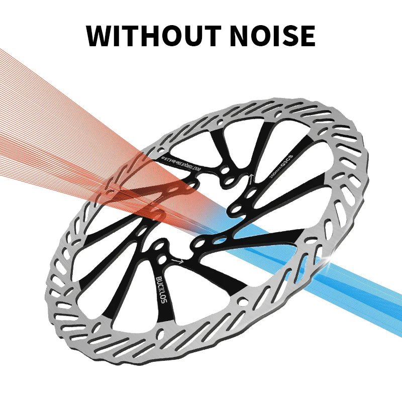 Ultraleichte Fahrrad Scheibenbremse MTB - Stahl Rotor 160 180 203mm inkl. Schrauben
