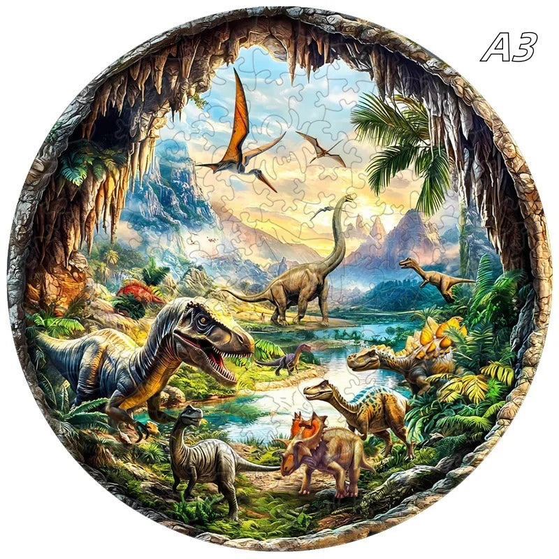 Förderndes 3D Holzpuzzle für kreatives Lernen und Spaß