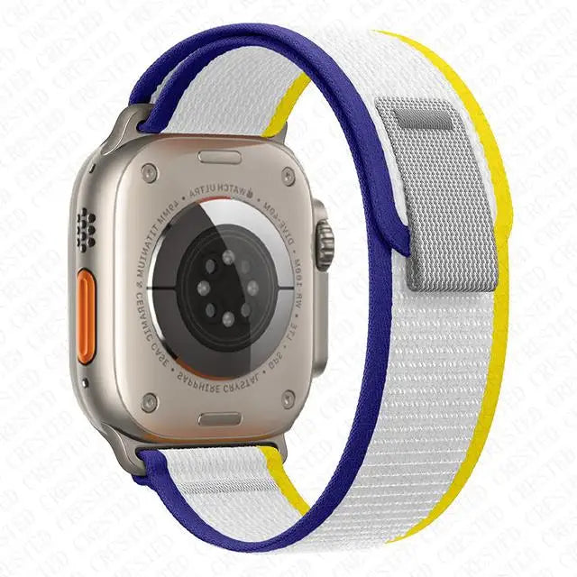 Nylon Trail-Loop Armband kompatibel für Smartwatches 38-49 mm Unisex