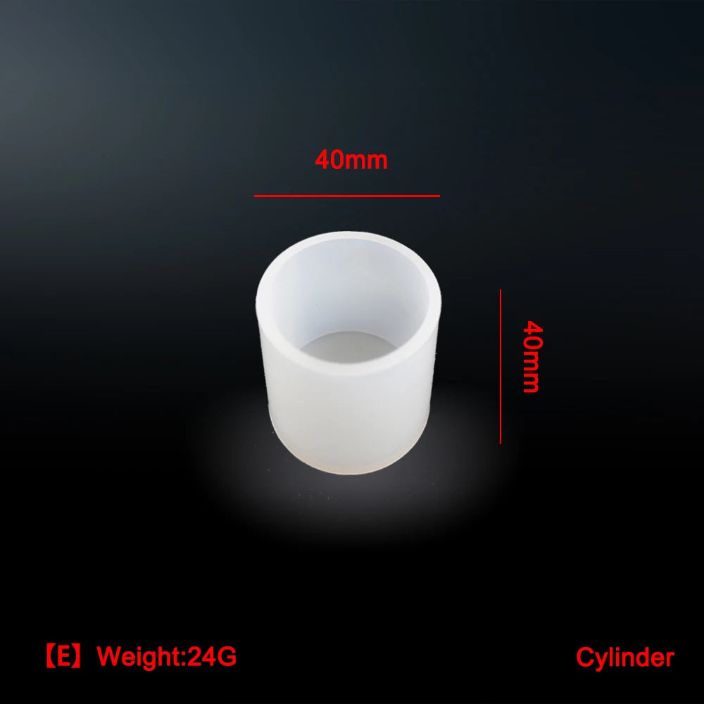 Vielseitige Silikonform für DIY Epoxidharz Kerzen und Schmuck 10 Stil