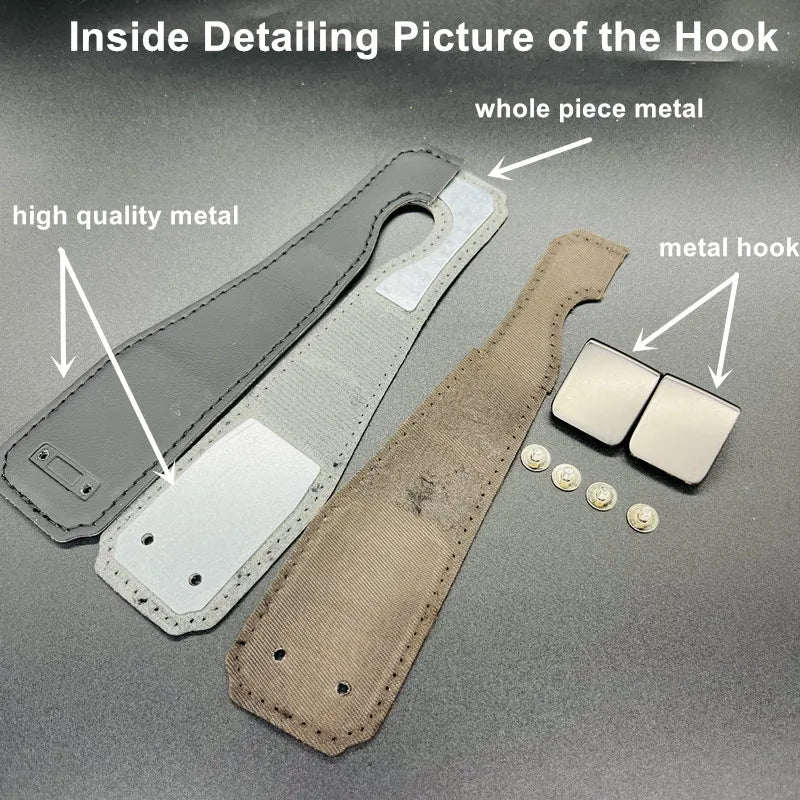 Praktischer Autohaken aus Leder für Sitzorganizer