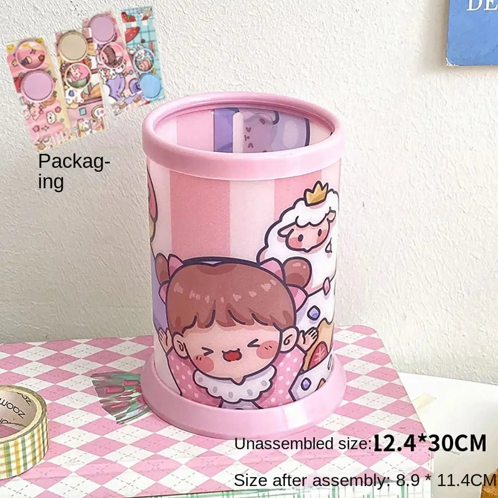 Niedlicher runder Cartoon Stifthalter große Kapazität für Studenten