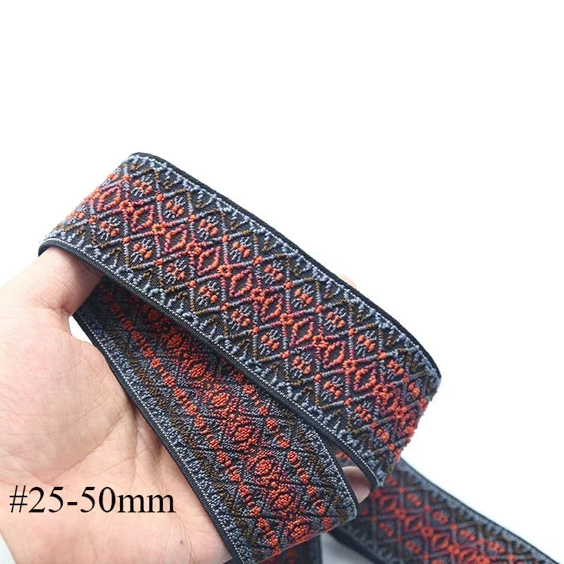 Elastisches Jacquard Gurtband für Kleidung und Nähprojekte