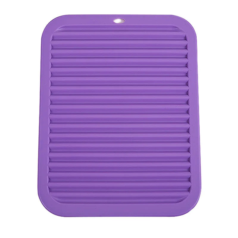 Kieselgel Ablaufpolster aus Bambus rutschfest Wärmeisolierung Küche