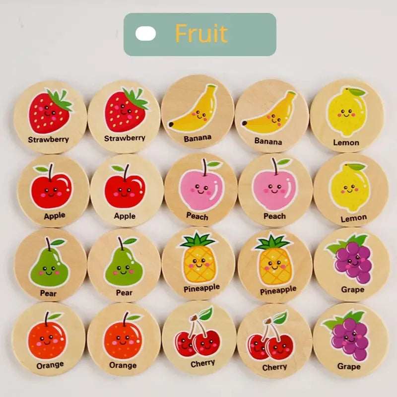 Förderndes Montessori Holzpuzzle mit Tiermotiven – Gedächtnis - Konzentration spielend stärken
