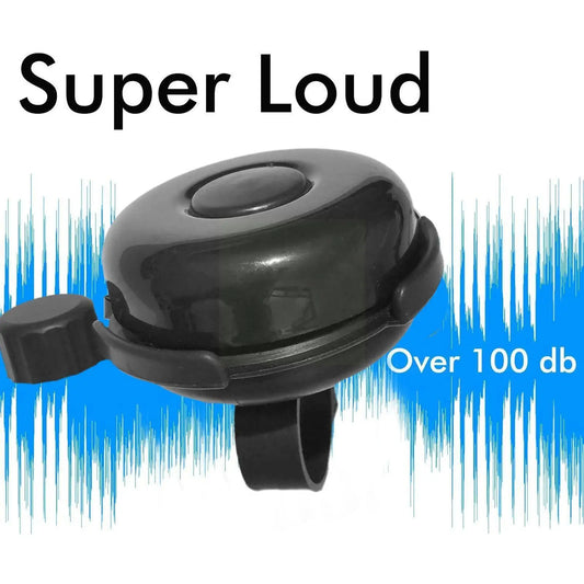 Klarer lauter Ton - rostfrei: Leichte Aluminium-Fahrradklingel für Mountain- - Rennräder